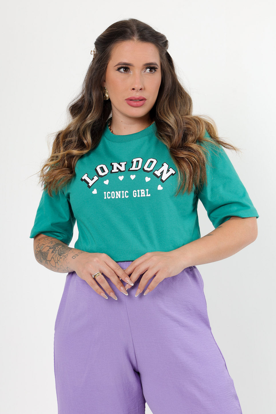 58377 - T-Shirt London Iconic Girl