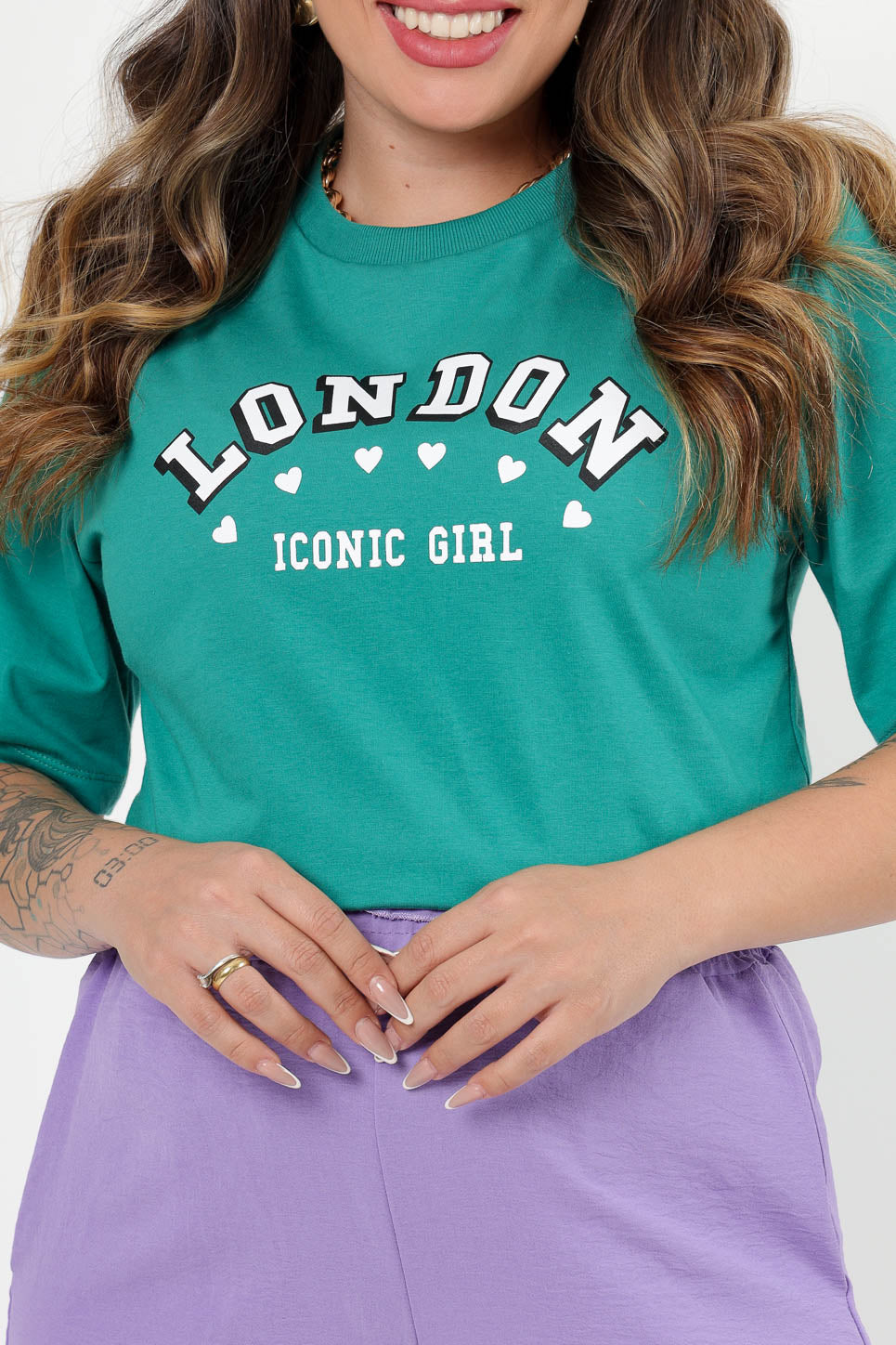 58377 - T-Shirt London Iconic Girl