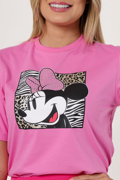 58845 - T-Shirt Minnie Picture Animal Print