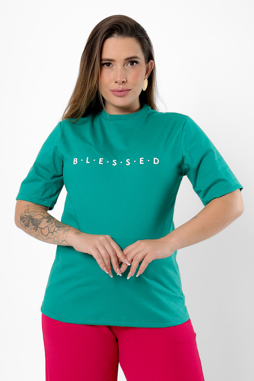 58941 - T-Shirt Blessed In High Relief