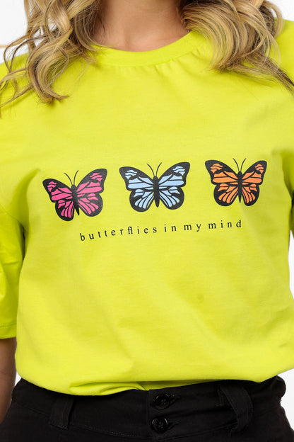 58611 - T-Shirt Butterflies in My Mind